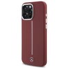 Etui MERCEDES Silicone White Stripe MagSafe do Apple iPhone 16 Pro Max Czerwony Model telefonu iPhone 16 Pro Max
