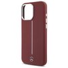 Etui MERCEDES Silicone White Stripe MagSafe do Apple iPhone 16 Pro Max Czerwony Typ Etui nakładka