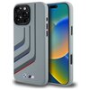 Etui BMW Silicone Turning Lines MagSafe do Apple iPhone 16 Pro Max Szary