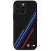 Etui BMW Silicone Random Lines MagSafe do Apple iPhone 16 Pro Max Czarny Seria telefonu iPhone