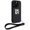Etui DKNY Wrist Strap Stock Logo do Apple iPhone 16 Pro Czarny Model telefonu iPhone 16 Pro
