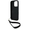 Etui DKNY Wrist Strap Stock Logo do Apple iPhone 16 Pro Czarny Typ Etui nakładka