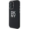 Etui DKNY Liquid Silicone Metal Logo do Apple iPhone 16 Czarny Seria telefonu iPhone