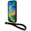 Etui DKNY Wrist Strap Stock Logo do Apple iPhone 16 Pro Max Czarny Dominujący kolor Czarny