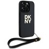Etui DKNY Wrist Strap Stock Logo do Apple iPhone 16 Pro Max Czarny Seria telefonu iPhone