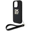 Etui DKNY Wrist Strap Stock Logo do Apple iPhone 16 Pro Max Czarny Kompatybilność Apple iPhone 16 Pro Max