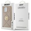 Etui DKNY Quilted Stack Logo do Apple iPhone 14 Pro Beżowy Marka telefonu Apple