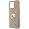 Etui DKNY Quilted Stack Logo do Apple iPhone 14 Pro Beżowy Typ Etui nakładka
