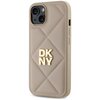 Etui DKNY Quilted Stack Logo do Apple iPhone 14 Beżowy Seria telefonu iPhone