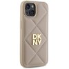 Etui DKNY Quilted Stack Logo do Apple iPhone 14 Beżowy Model telefonu iPhone 14