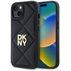 Etui DKNY Quilted Stack Logo do Apple iPhone 14 Czarny