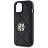 Etui DKNY Quilted Stack Logo do Apple iPhone 14 Czarny Dominujący kolor Czarny