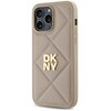 Etui DKNY Quilted Stack Logo do Apple iPhone 14 Pro Max Beżowy Seria telefonu iPhone