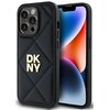 Etui DKNY Quilted Stack Logo do Apple iPhone 14 Pro Max Czarny