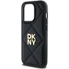 Etui DKNY Quilted Stack Logo do Apple iPhone 14 Pro Max Czarny Dominujący kolor Czarny
