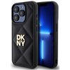 Etui DKNY Quilted Stack Logo do Apple iPhone 15 Pro Czarny