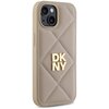 Etui DKNY Quilted Stack Logo do Apple iPhone 15 Plus Beżowy Kompatybilność Apple iPhone 15 Plus
