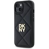 Etui DKNY Quilted Stack Logo do Apple iPhone 15 Czarny Seria telefonu iPhone
