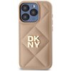 Etui DKNY Quilted Stack Logo do Apple iPhone 15 Pro Max Beżowy Model telefonu iPhone 15 Pro Max