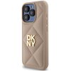 Etui DKNY Quilted Stack Logo do Apple iPhone 15 Pro Max Beżowy Seria telefonu iPhone