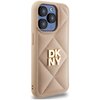 Etui DKNY Quilted Stack Logo do Apple iPhone 15 Pro Max Beżowy Kompatybilność Apple iPhone 15 Pro Max