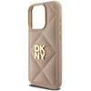 Etui DKNY Quilted Stack Logo do Apple iPhone 15 Pro Max Beżowy Typ Etui nakładka