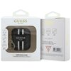 Etui na słuchawki GUESS 4G Printed Stripes Charm do Apple AirPods 1/2 Brązowy Kompatybilność Apple AirPods 1 gen