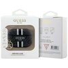 Etui na słuchawki GUESS 4G Printed Stripes Charm do Apple AirPods Pro 2 gen Czarny Kompatybilność Apple AirPods Pro 2 gen