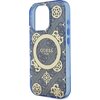 Etui GUESS IML Peony On 4G Background MagSafe do Apple iPhone 16 Pro Max Niebieski Typ Etui magnetyczne