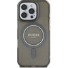 Etui GUESS IML Glitter Circle MagSafe do Apple iPhone 16 Pro Max Czarny Seria telefonu iPhone