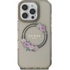 Etui GUESS IML Flowers Wreath MagSafe do Apple iPhone 16 Pro Max Czarny Seria telefonu iPhone