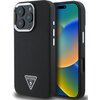 Etui GUESS Grained Triangle MagSafe do Apple iPhone 16 Pro Max Czarny