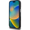 Etui GUESS Grained Triangle MagSafe do Apple iPhone 16 Pro Max Czarny Dominujący kolor Czarny