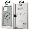 Etui KARL LAGERFELD IML Metal Karl&Choupette Head MagSafe do Apple iPhone 15 Przezroczysto-czarny Marka telefonu Apple