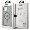 Etui KARL LAGERFELD IML Metal Karl Head MagSafe do Apple iPhone 15 Przezroczysto-czarny Marka telefonu Apple