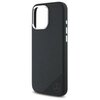 Etui MERCEDES Silicone Tonal Logo Wood Pattern MagSafe do Apple iPhone 16 Pro Czarny Typ Etui magnetyczne
