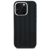 Etui MERCEDES Silicone Vertical Tonal Stripes MagSafe do Apple iPhone 16 Pro Czarny Seria telefonu iPhone
