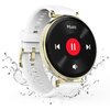 Smartwatch HAMA 7000 Amoled Biało-złoty Wykonanie paska Silikon