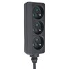 Listwa HAMA Standard 3GN (3m) Czarny Prąd znamionowy [A] 16