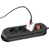 Listwa HAMA Comfort P2223752 3GN (1.5m) Czarny Liczba gniazd [szt] 3