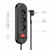 Listwa HAMA Comfort P2223752 3GN (1.5m) Czarny Maksymalne obciążenie [W] 3680