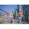 Hulajnoga wyczynowa LIONELO Whizz Czarno-fioletowy Materiał - kierownica Aluminium