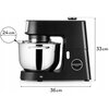 Robot planetarny MOZANO Kitchen Advanced 3200 W Czarny Funkcje Miksowanie