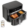 Air Fryer Frytkownica beztłuszczowa TEFAL Dual Easy Fry XXL EY942HE0 z podwójnym koszem