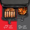 Air Fryer Frytkownica beztłuszczowa TEFAL Dual Easy Fry XXL EY942HE0 z podwójnym koszem Funkcje dodatkowe Podwójne kosze do smażenia