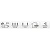 Lampki drucik CHRISTMAS DECORATION 320 LED Multicolor Sieciowe Funkcje dodatkowe 8 trybów świecenia