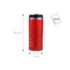 Kubek termiczny SMILE 320ml Czerwony Materiał Stal nierdzewna