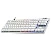 Klawiatura LOGITECH G Pro X TKL Rapid Biały Komunikacja z komputerem Przewodowa
