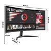 Monitor LG UltraWide 34WR50QK-B 34" 3440x1440px 100Hz Curved Przeznaczenie Do domu i biura