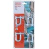 Karabińczyk BLACK&DECKER 239545 (4 szt.) Materiał Stal nierdzewna